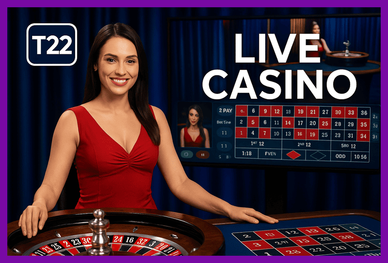 O T22 Live Casino lança promoções regularmente